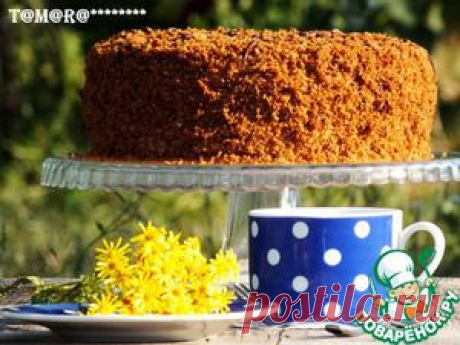 Торт &quot;Медовик-бархатный&quot; - кулинарный рецепт