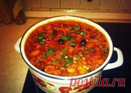 (22) Вкуcнейшая солянка - пошаговый рецепт с фото. Автор рецепта Марина Горбунова 🏃‍♂️ . - Cookpad