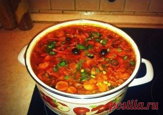 (22) Вкуcнейшая солянка - пошаговый рецепт с фото. Автор рецепта Марина Горбунова 🏃‍♂️ . - Cookpad