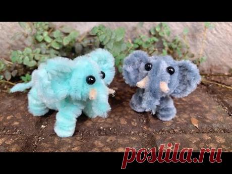 ABC TV | How To Make A Elephant With Pipe Cleaner - Craft Tutorial