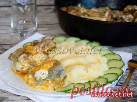 Минтай с морковью и луком на сковороде - Вкусные советы