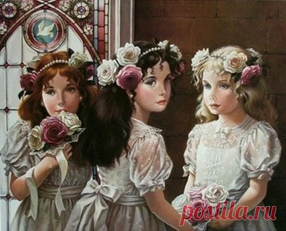 Детские портреты художницы Pati Bannister