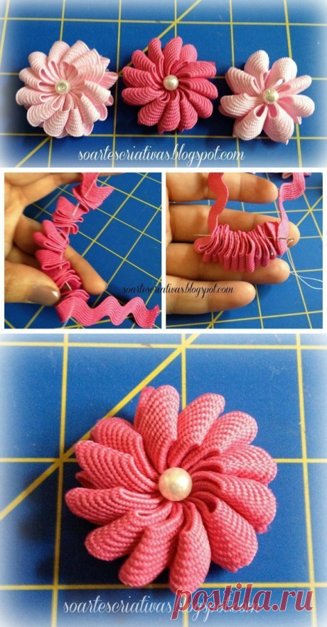 Украшение из узкой каймы: мастер-класс — Сделай сам, идеи для творчества - DIY Ideas