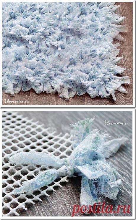 Коврик для ванны ручной работы....