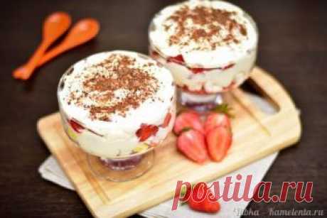 Клубника со сливками и маршмэллоу
