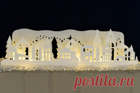 Winter Wonderland Luminaria - Hey, Let's Make Stuff