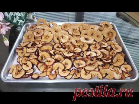 Как сушить яблоки в духовке 🍏🍎 ЧИПСЫ из Яблок!