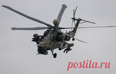 Ми-28НМ уничтожил пункт временной дислокации подразделения БПЛА ВСУ. Вертолет нанес удар при помощи легкой многоцелевой управляемой ракеты и авиационных боеприпасов