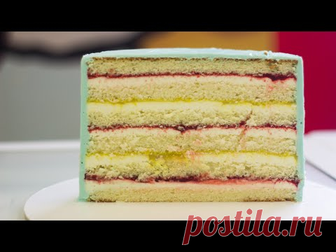 ПРОСТОЙ ТОРТ НА ВСЕ СЛУЧАИ ЖИЗНИ. Рецепт торта с клубникой. Вкусный торт на день рождения.
