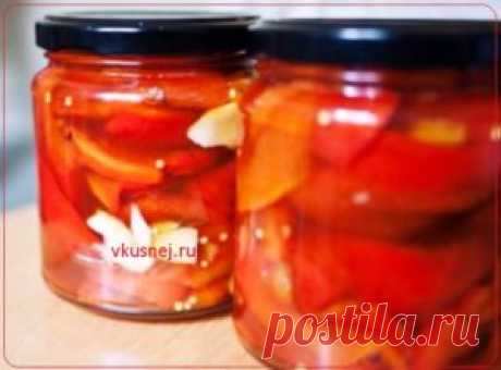 Перец болгарский, маринованный за 15 минут | Рецепты вкусно