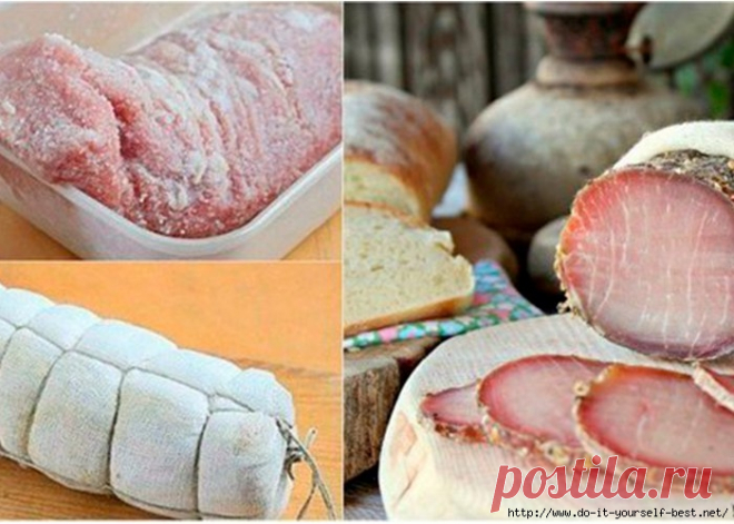 Сыровяленое мясо в домашних условиях: быстро, не хлопотно и очень вкусно! 1. ИНГРЕДИЕНТЫ 1 кг свинины (длинная спинная мышца или бескостная корейка) 3 ст. л. соли 1 головка чеснока 2 ч. л. семян тмина 2 лавровых листа 1 ч. л. семян кориандра 1 ч. л. сухой горчицы в зернах 1 ч...