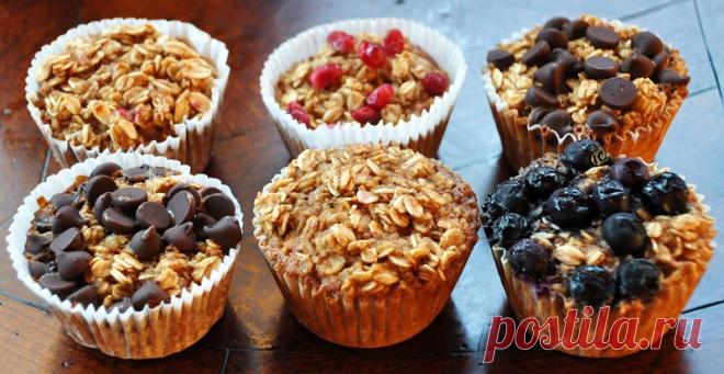 ПП-вкусняшка: овсяные кексы с орехами и ягодами - Стильные советы