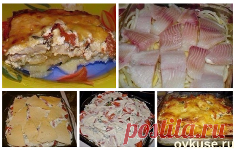 Обалденная вкусная запеканка картофельная с рыбой - Простые рецепты Овкусе.ру
