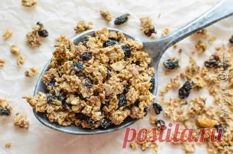 Гранола без сахара • Жизнь - вкусная! Кулинарный сайт Галины Артеменко Гранола из этой статьи не толкьо без сахара - она не запекатеся, как обычно, а сушится (можно и в духовке, и в сушке). Максимальный концентрат пользы!