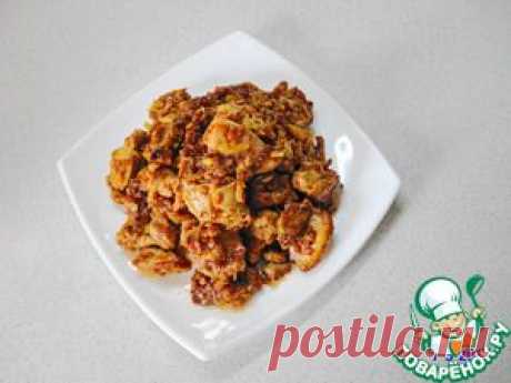Острая корейская закуска из молок.