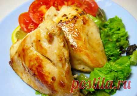 Куриные грудки, зажаренные в сливочном масле (видео рецепт) » Рецептико