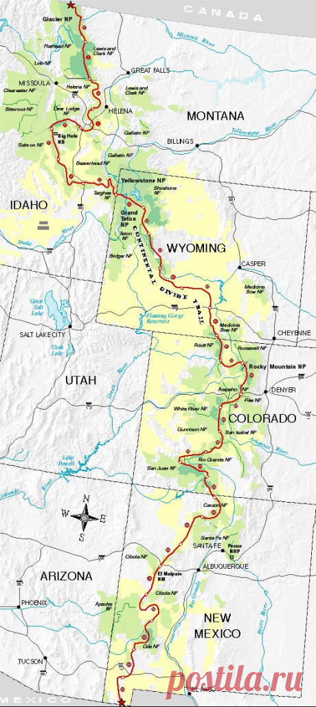 Continental Divide Trail - 3,100 miles, 4 states. #cycletouring #cycling #adventure #travel #epic #usa  |  Pinterest: инструмент для поиска и хранения интересных идей