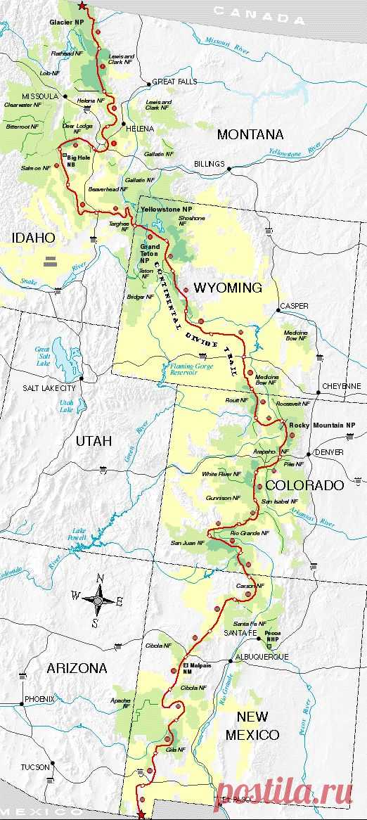 Continental Divide Trail - 3,100 miles, 4 states. #cycletouring #cycling #adventure #travel #epic #usa  |  Pinterest: инструмент для поиска и хранения интересных идей