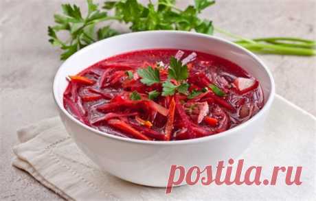 Борщ без мяса – для поста, диеты и вегетарианства | Краше Всех