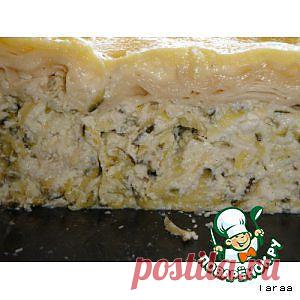 Творожная запеканка с кабачками - кулинарный рецепт