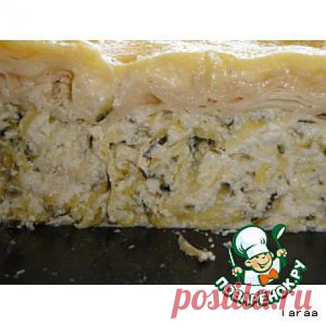 Творожная запеканка с кабачками - кулинарный рецепт