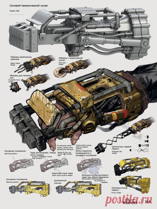 Рисунок. Силовой механический кулак.