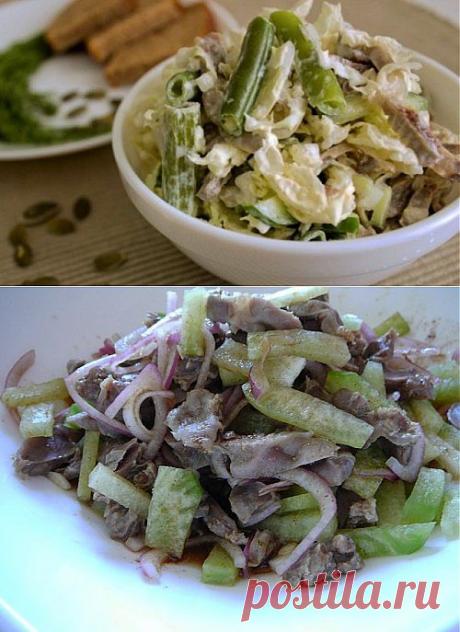 Салаты с куриными желудками: 6 рецептов / Простые рецепты