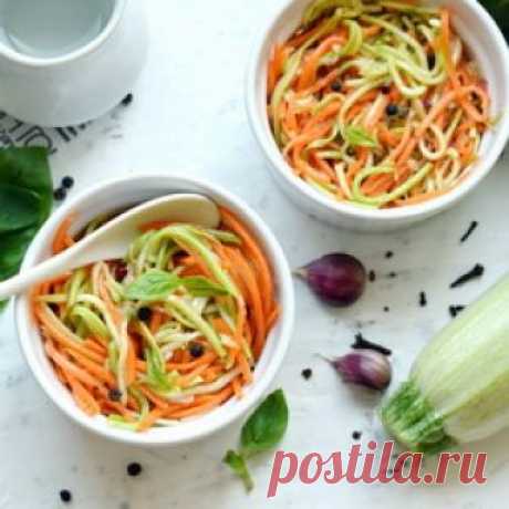 Кабачки по-корейски (самый вкусный рецепт) - Пошаговый рецепт с фото |  Закуски Для любителей пикантных и острых блюд предлагаем сделать кабачки по-корейски быстрого приготовления. Это очень вкусная закуска, она отлично подходит к