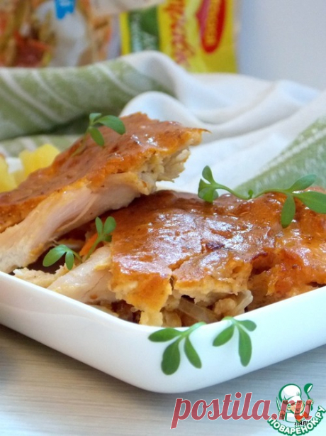 Заливная куриная грудка.