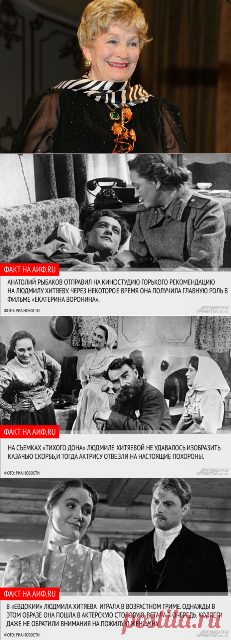 ЛЕГЕНДАРНЫЕ АКТЕРЫ - Молодость её души.... Счастливая жизнь Людмилы Хитяевой...