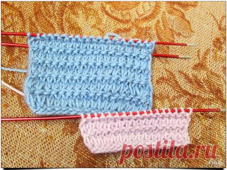 Простой, но интересный рельефный узор спицами | В гостях у Нины | Яндекс Дзен