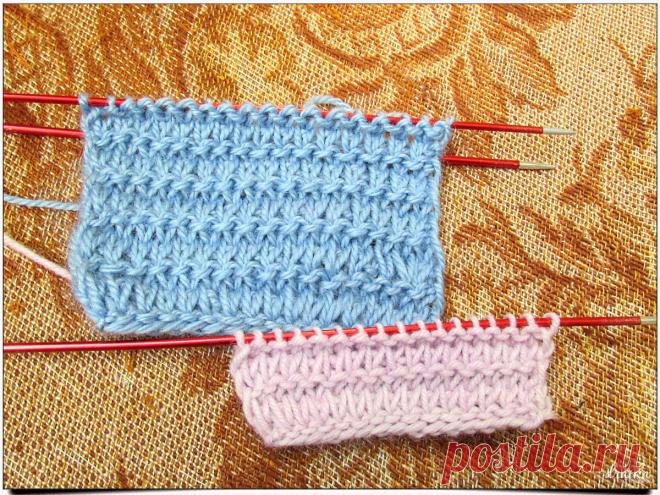 Простой, но интересный рельефный узор спицами | В гостях у Нины | Яндекс Дзен