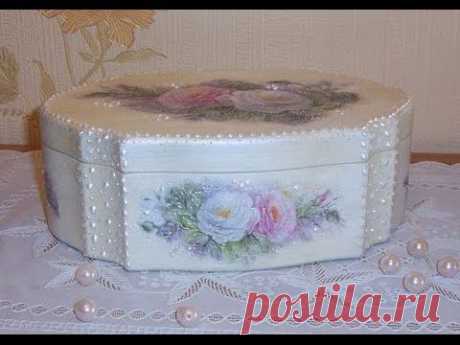 Как сделать шкатулку своими руками. Свадебная шкатулка