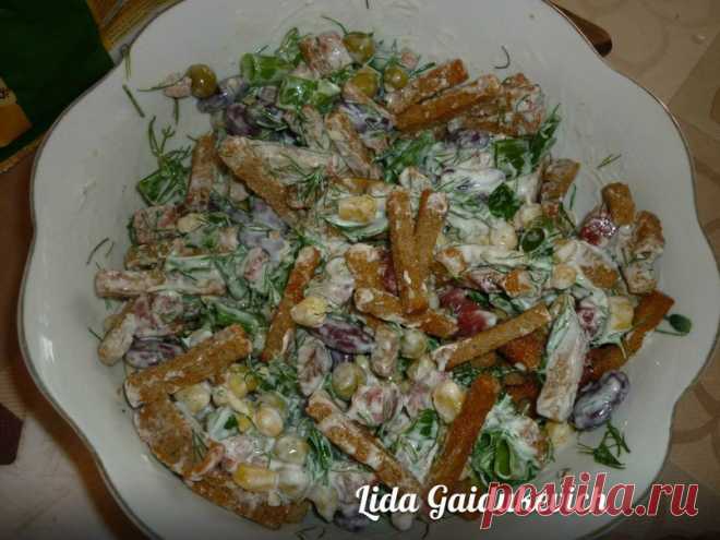 Фото может неудачное, но вкус бесподобный!!! Я его назвала салат Охотничий)) Автор: Lida Gaidukevich ...