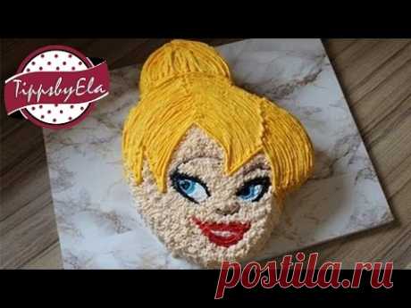 Tinkerbell Torte selber machen - How to make a Tinker Bell cake