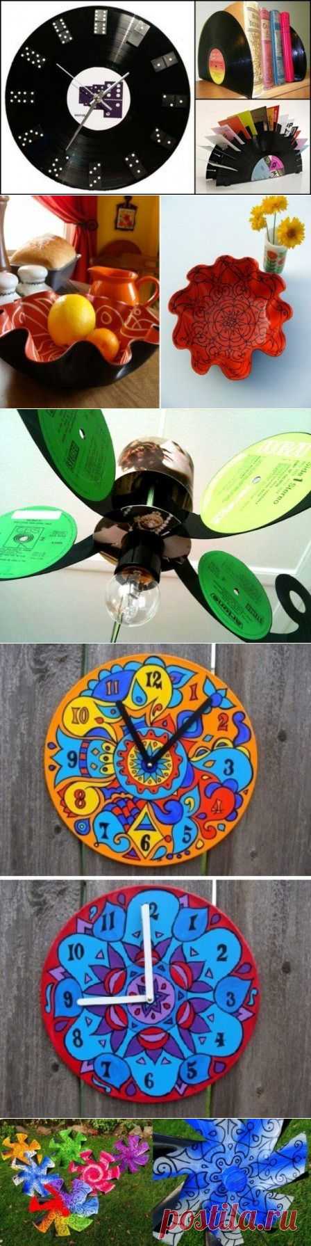 Идеи декора для дома из виниловых пластинок / Я - суперпупер