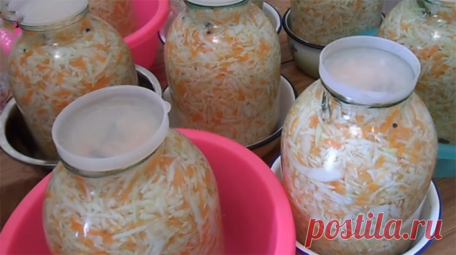 Только для Вас, дорогие мои, самый вкусный, хрустящий и сочный рецепт квашеной капусты - Как приготовить вкусно
