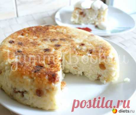 Запеканка с рисом и творогом в мультиварке.