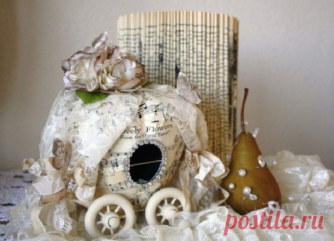 20 идей из нотных и книжных страниц | Умелые ручки