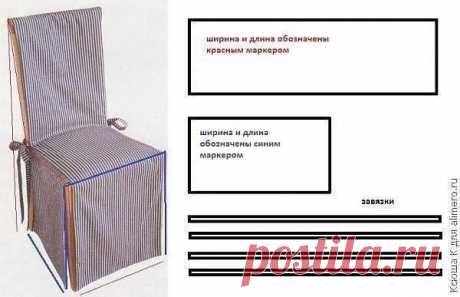Шьем чехлы на стулья. От идеи к результату!