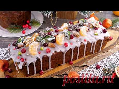 🎄Волшебный Английский Рождественский кекс с цукатами, сухофруктами и орехами! Рождественская выпечка