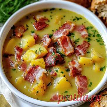 Irish Bacon, Cabbage, and Potato Soup Köstliches Rezept - Echte Rezepte