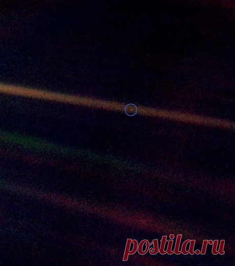 Рассуждения о фотографии нашей планеты Карла Сагана.