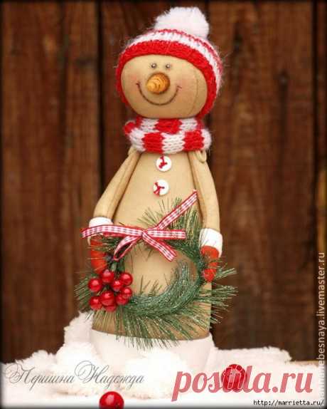 КОФЕЙНЫЕ СНЕГОВИКИ. Мастер-класс