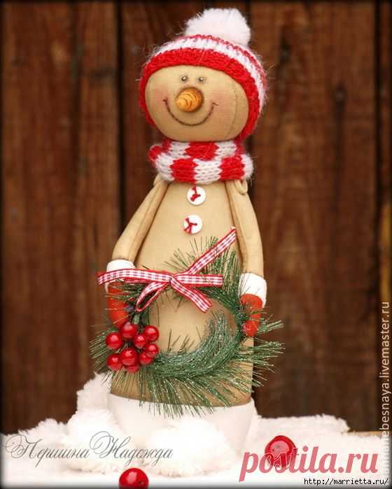 КОФЕЙНЫЕ СНЕГОВИКИ. Мастер-класс