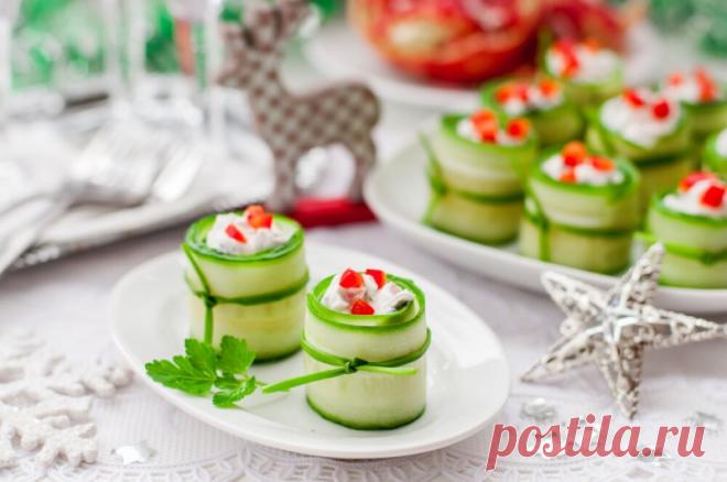 Огуречные роллы с творогом — Sloosh – кулинарные рецепты