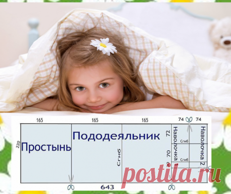 Раскрой постельного белья экономно и конструктивно.