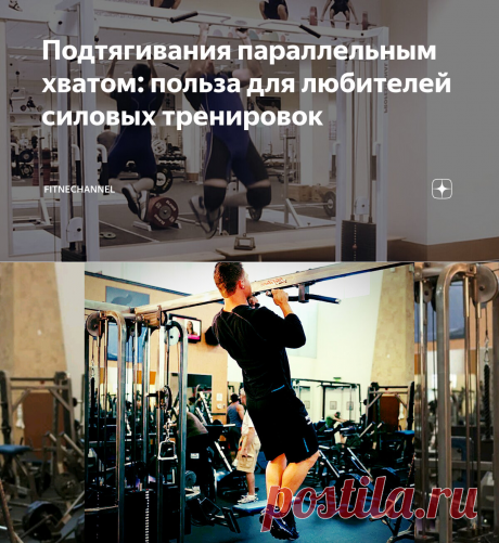 Подтягивания параллельным хватом: польза для любителей силовых тренировок | fitnechannel | Дзен