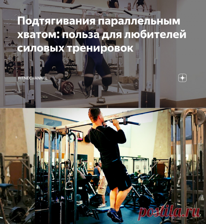 Подтягивания параллельным хватом: польза для любителей силовых тренировок | fitnechannel | Дзен