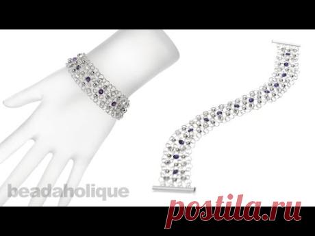 How to Make the Chain Maille Tilly Bracelet with Crystaletts